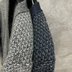 Thom Browne Snowflake Chunky Knit Cardigan