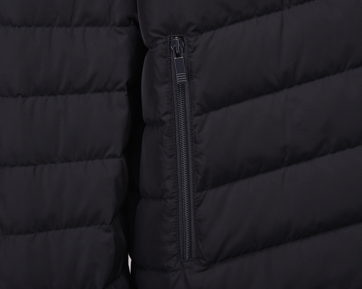 Thom BrownePremium Short Down Jacket - 90% Duck Down with Drawstring Hood