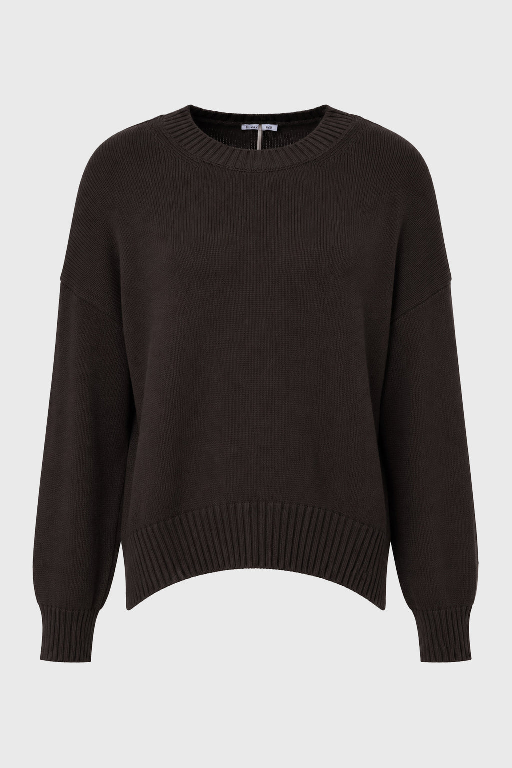 Grey Basic Knit Sweater