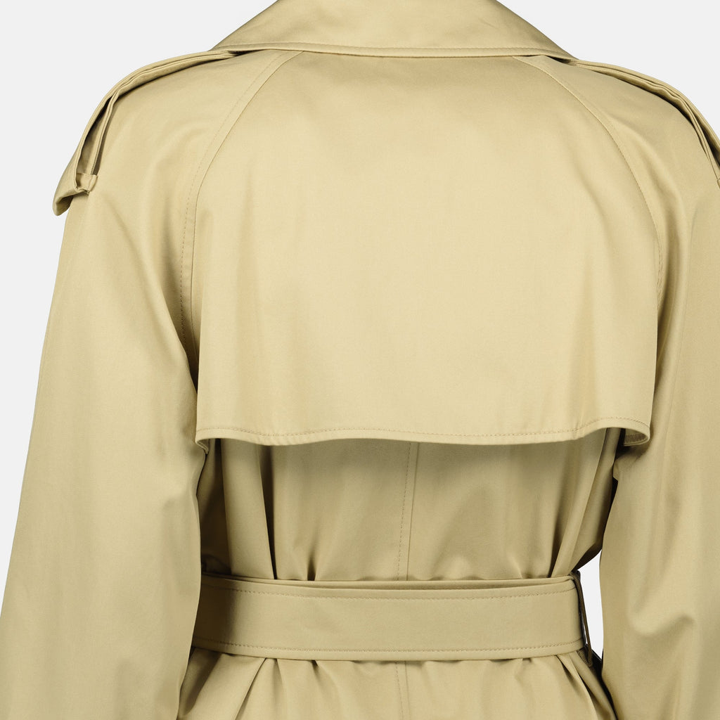Castleford Beige Long Trench Coat