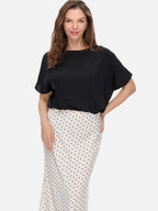 Black Silk Ease Top