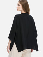 Black Silk Relax Cardigan