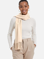 Almond Cashmere Scarf