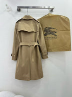 Burberry Trench Coat Beige Cotton