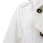 Burberry London Pinstripe Trench Coat Medium