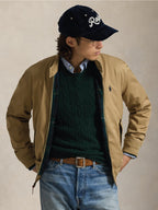 Beige Cotton Twill Sports Jacket