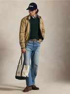 Beige Cotton Twill Sports Jacket