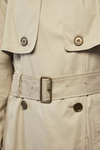 Short Gabardine Tillydrine Trench Coat