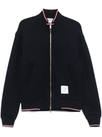 THOM BROWNE - Men Oversized Funnel Neck Zip Up Jacket