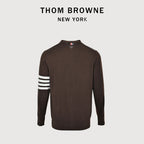 Thom Browne TB 26FW 4-Bar Superfine Wool Cardigan